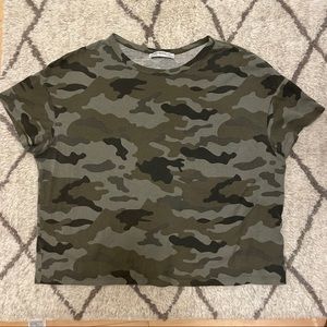 Zara Camo Print Tee